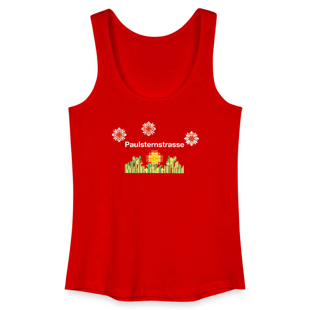 Paulsternstrasse - Frauen Bio Tank Top - Rot