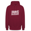 Sorry, ick bin spät. Hatte keen Bock. - Unisex Hoodie - Bordeaux