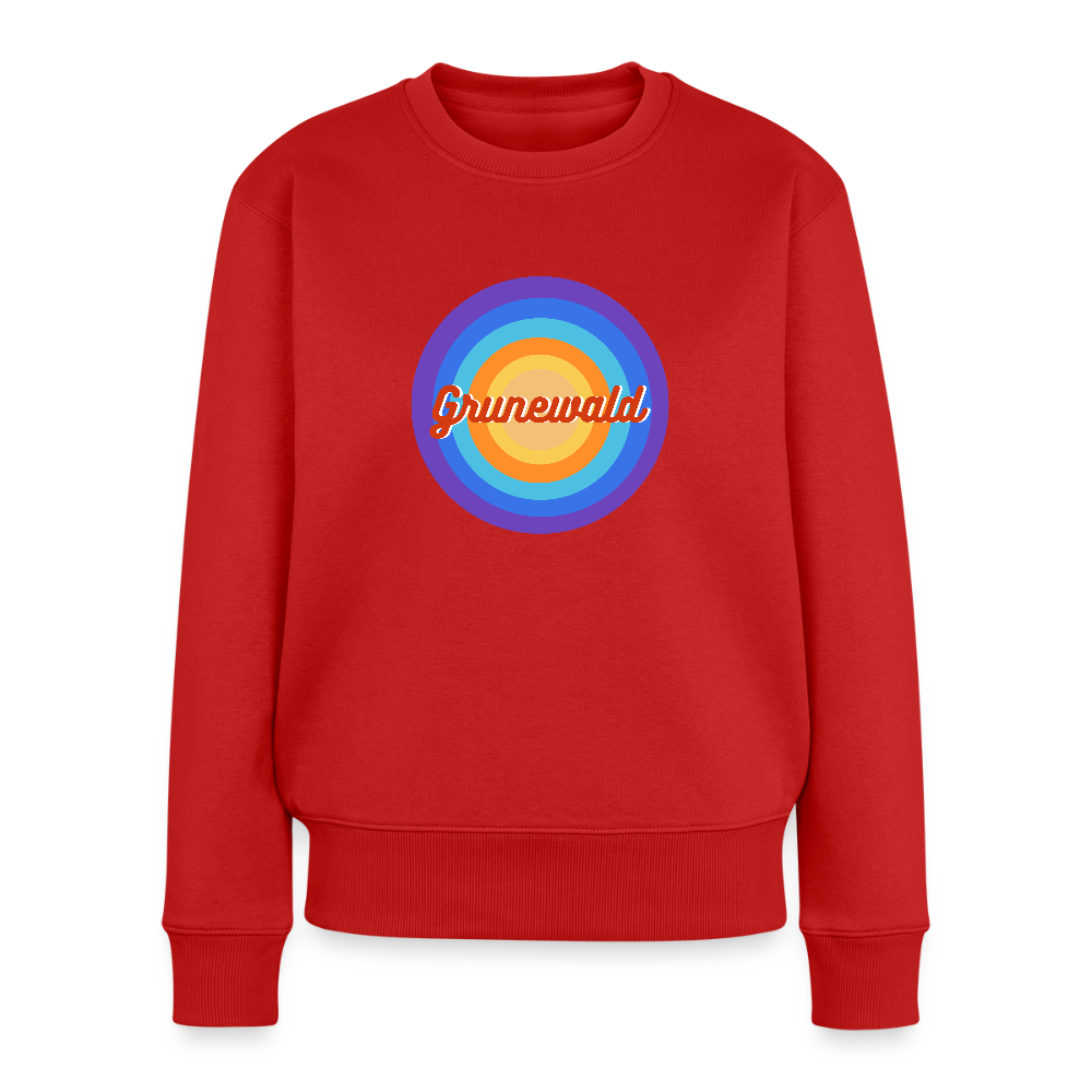 Grunewald Retro - Frauen Premium Pullover - Rot