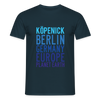 Köpenick Planet Earth - Männer Premium T-Shirt - Navy