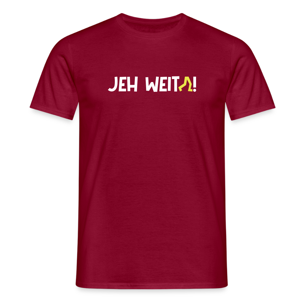 Jeh Weita! - Männer Premium T-Shirt - Ziegelrot