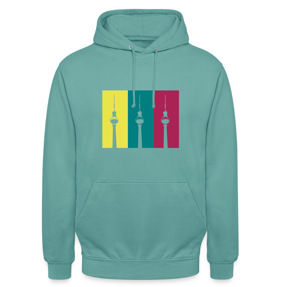 Berlin Retro - Unisex Hoodie - Pastelltürkis