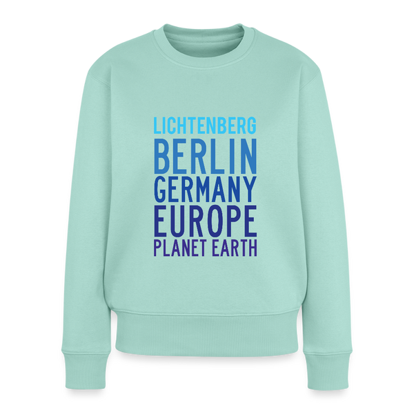 Lichtenberg Planet Earth - Frauen Premium Pullover - Mint 