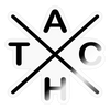 Tach X - Aufkleber - Transparent glänzend