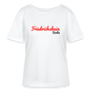Friedrichshain Berlin - Relaxed Rundhals Frauen Bio-T-Shirt - Weiß