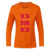 Ick bin Ick! - Frauen Sport Langarmshirt - Neonorange