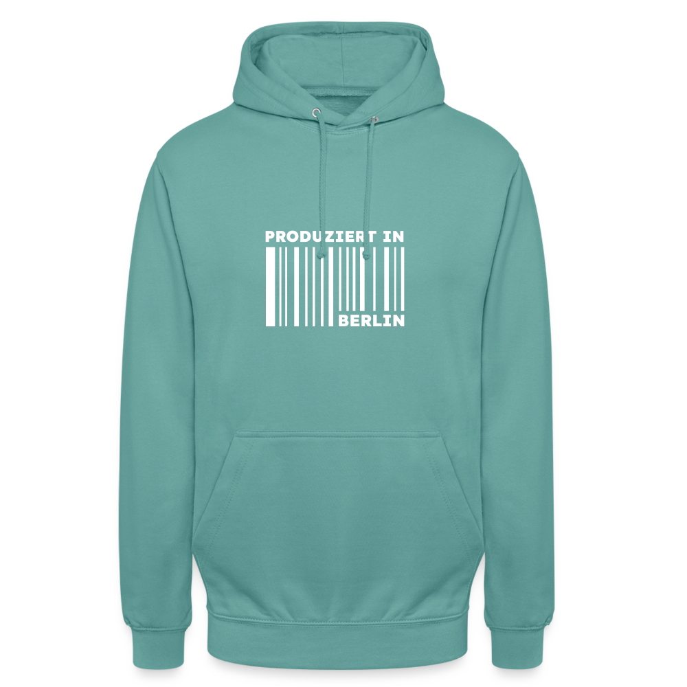 PRODUZIERT IN BERLIN - Unisex Hoodie - Pastelltürkis