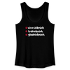 weesicknich, habicknich, gloobicknich - Frauen Bio Tank Top - Schwarz