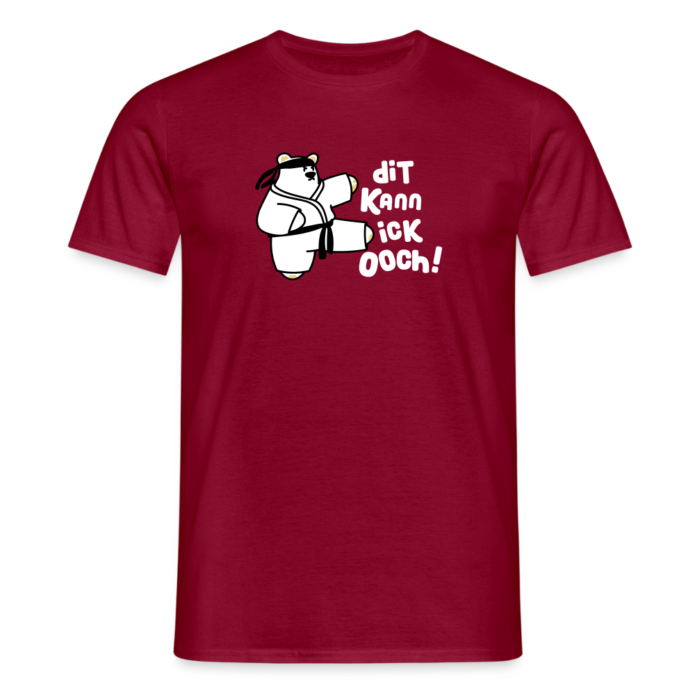 Dit kann ick ooch! - Männer Premium T-Shirt - Ziegelrot