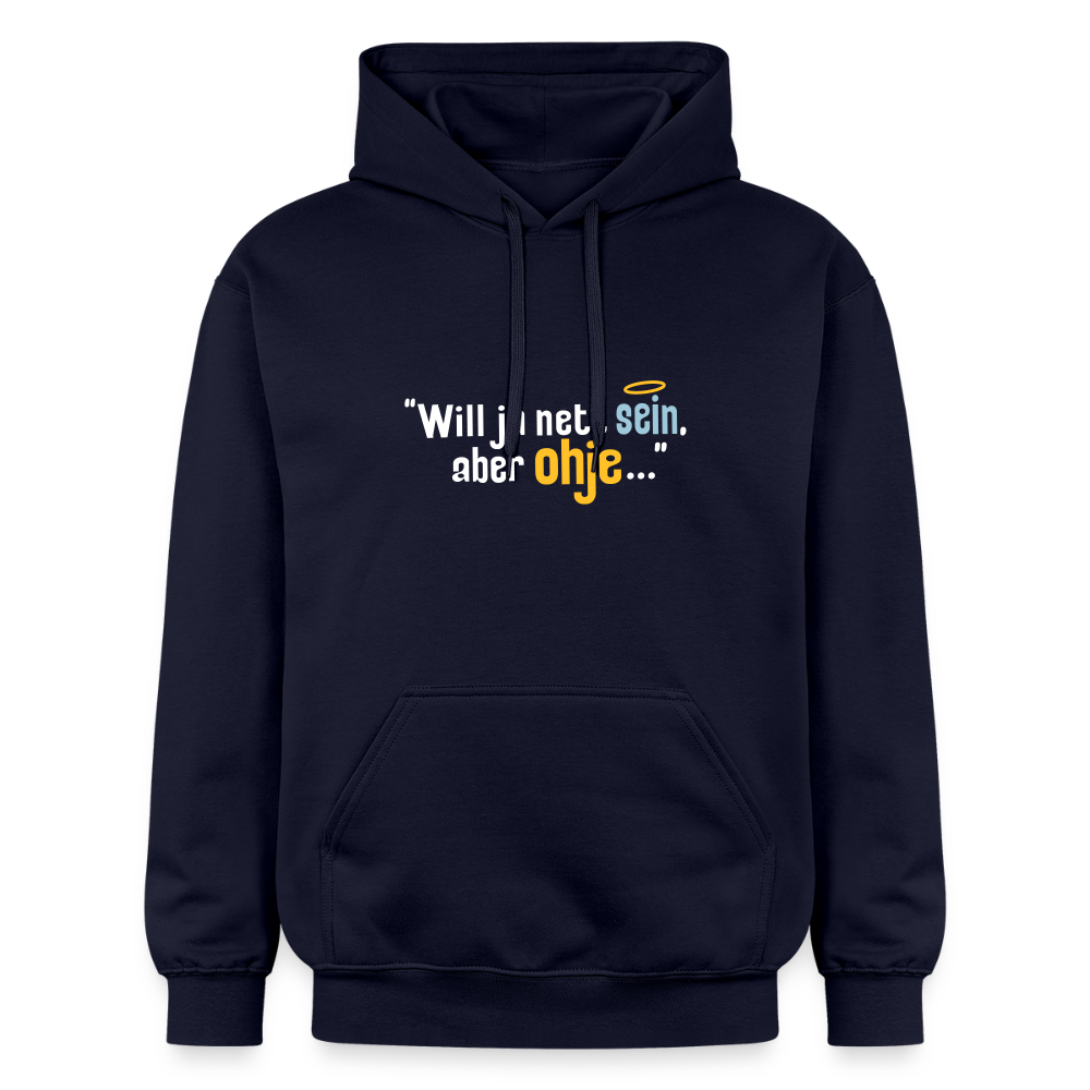 Will ja nett sein, aber ohje... - Hoodie - Navy