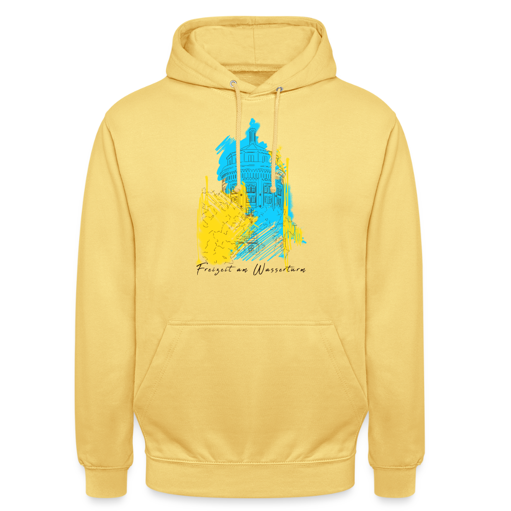 Freizeit am Wasserturm - Unisex Hoodie - Zitronengelb