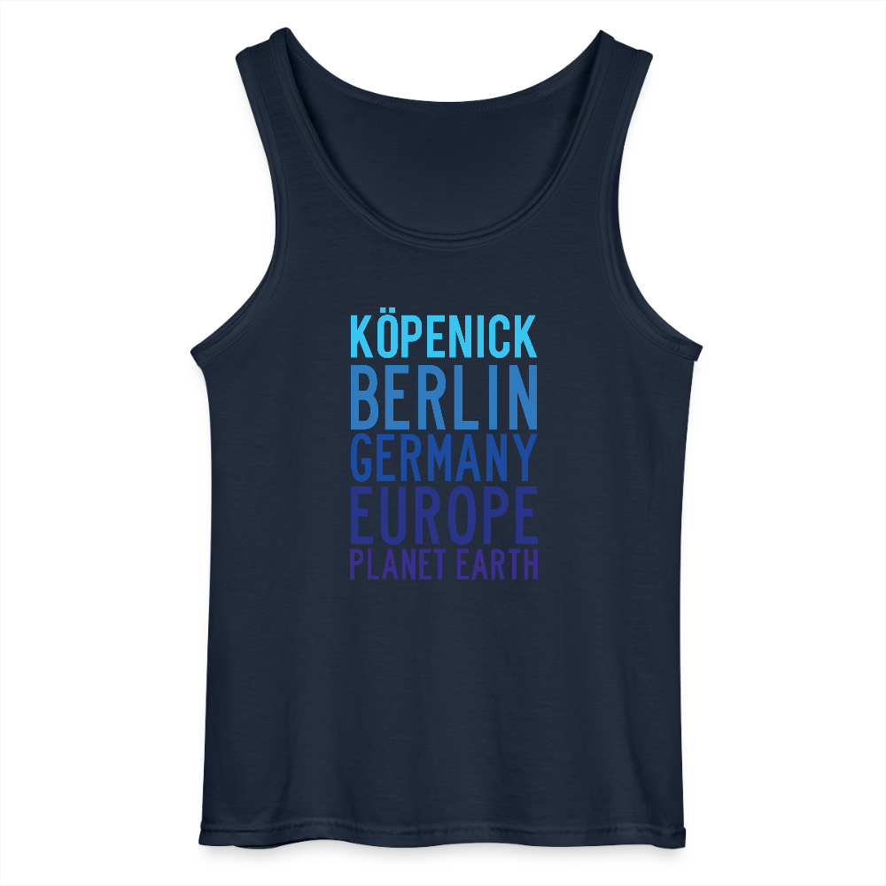 Köpenick Planet Earth - Männer Tank Top - Navy