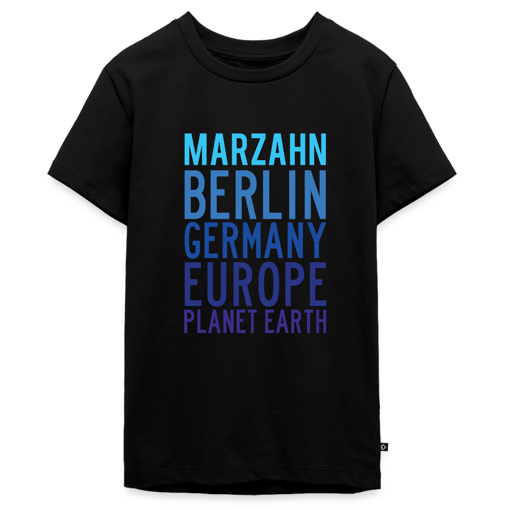 Marzahn Planet Earth - Teenager Premium T-Shirt - Schwarz