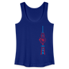 Fernsehturm der Fahrräder - Frauen Bio Tank Top - Königsblau