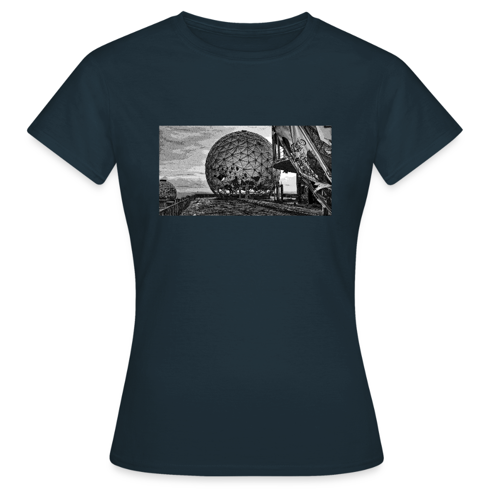 Teufelsberg im Bild - Frauen Premium T-Shirt - Navy