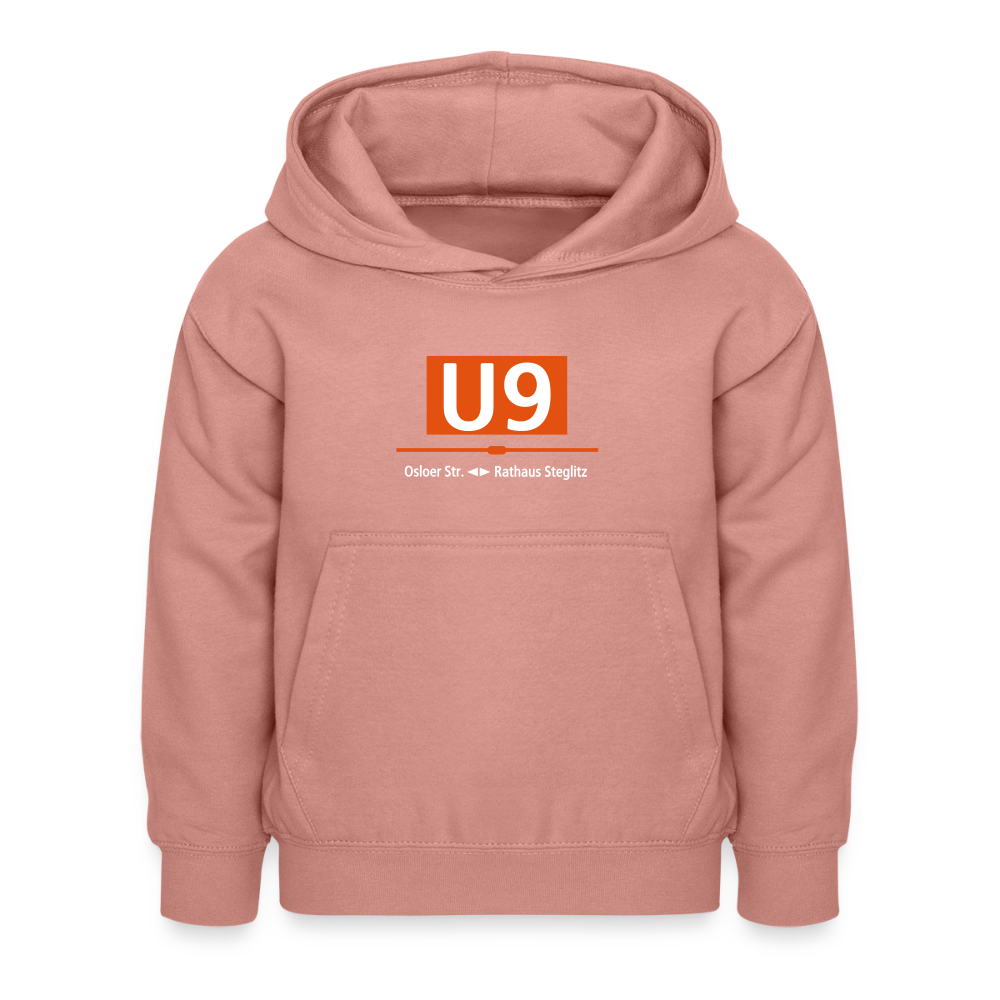 U9 - Kinder Premium Hoodie - Altrosa