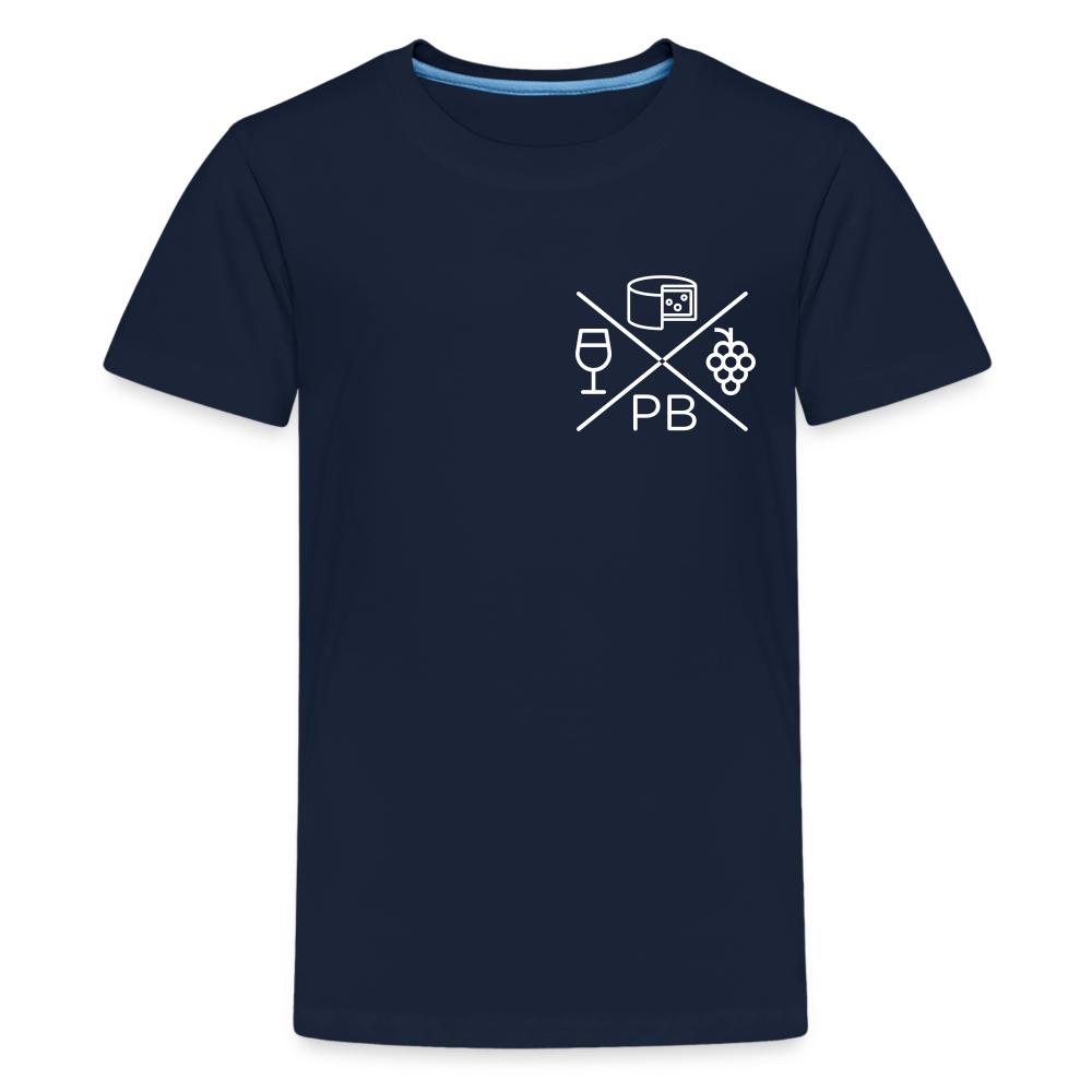 Prenzlauer Berg Kiez  - Teenager Premium T-Shirt - Navy