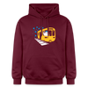 Bär in U-Bahn Kommt - Hoodie - Maroon