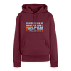 d.b.d.d.h.k.P - Frauen Premium Hoodie - Burgunderrot