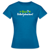 Glück? Selbstjebacken - Frauen Premium T-Shirt - Antikblaues Saphir meliert