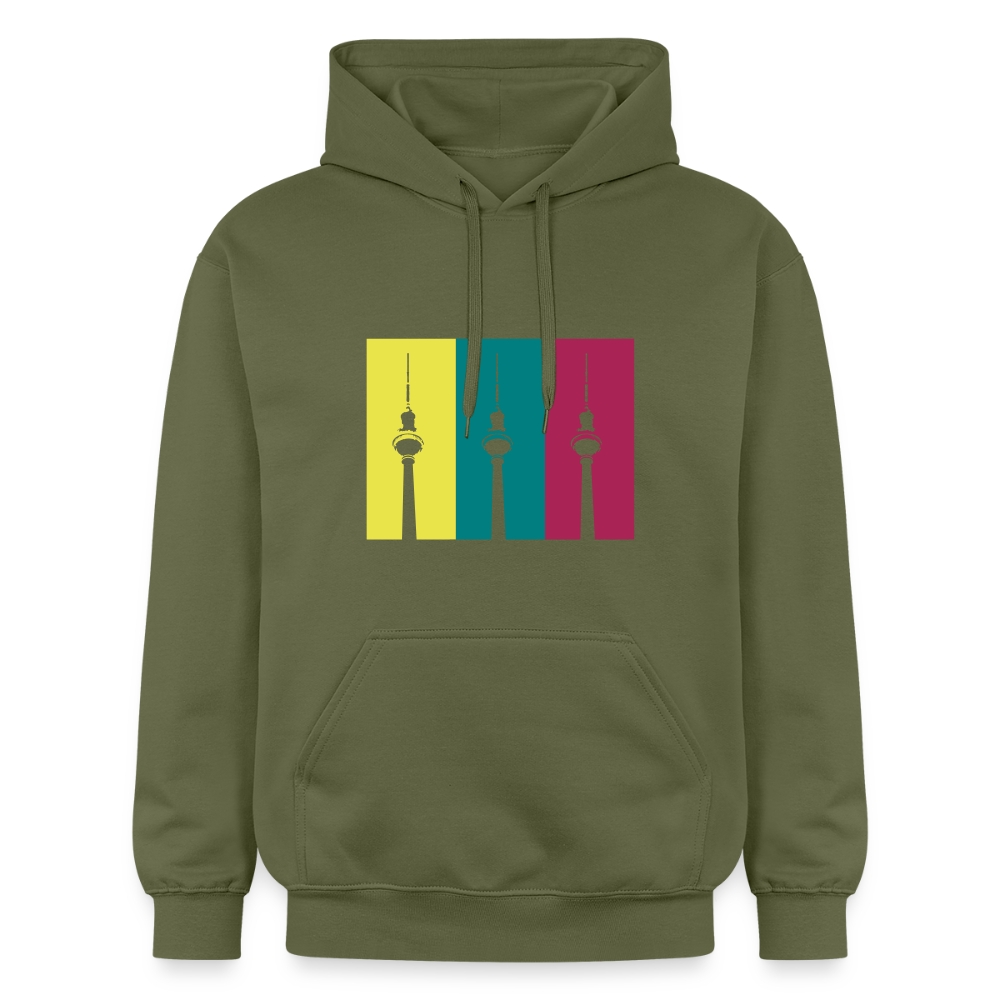 Berlin Retro - Hoodie - Militärgrün