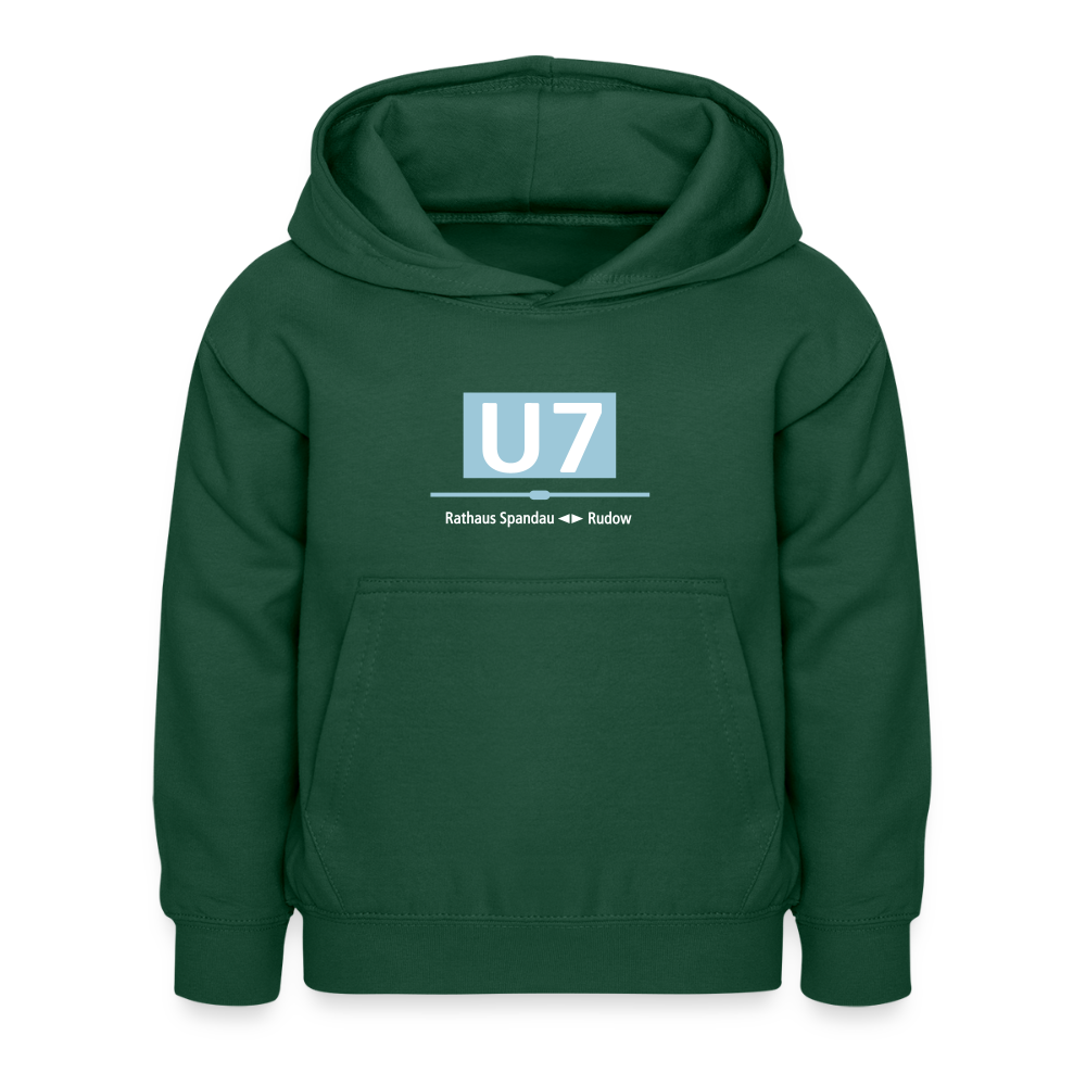 U7 - Kinder Hoodie - Flaschengrün