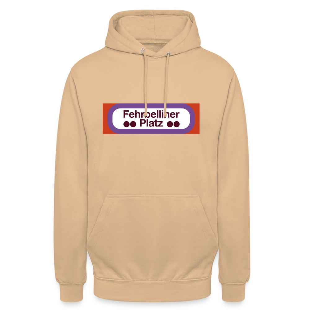 Fehrbelliner platz - Unisex Hoodie - Pfirsich
