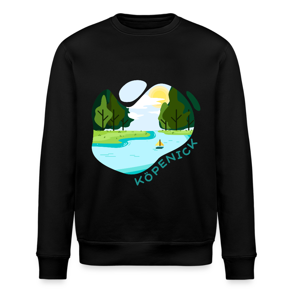 Köpenick am Wasser - Unisex Bio Sweatshirt - Schwarz