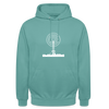 Funkturm im Fokus - Unisex Hoodie - Pastelltürkis