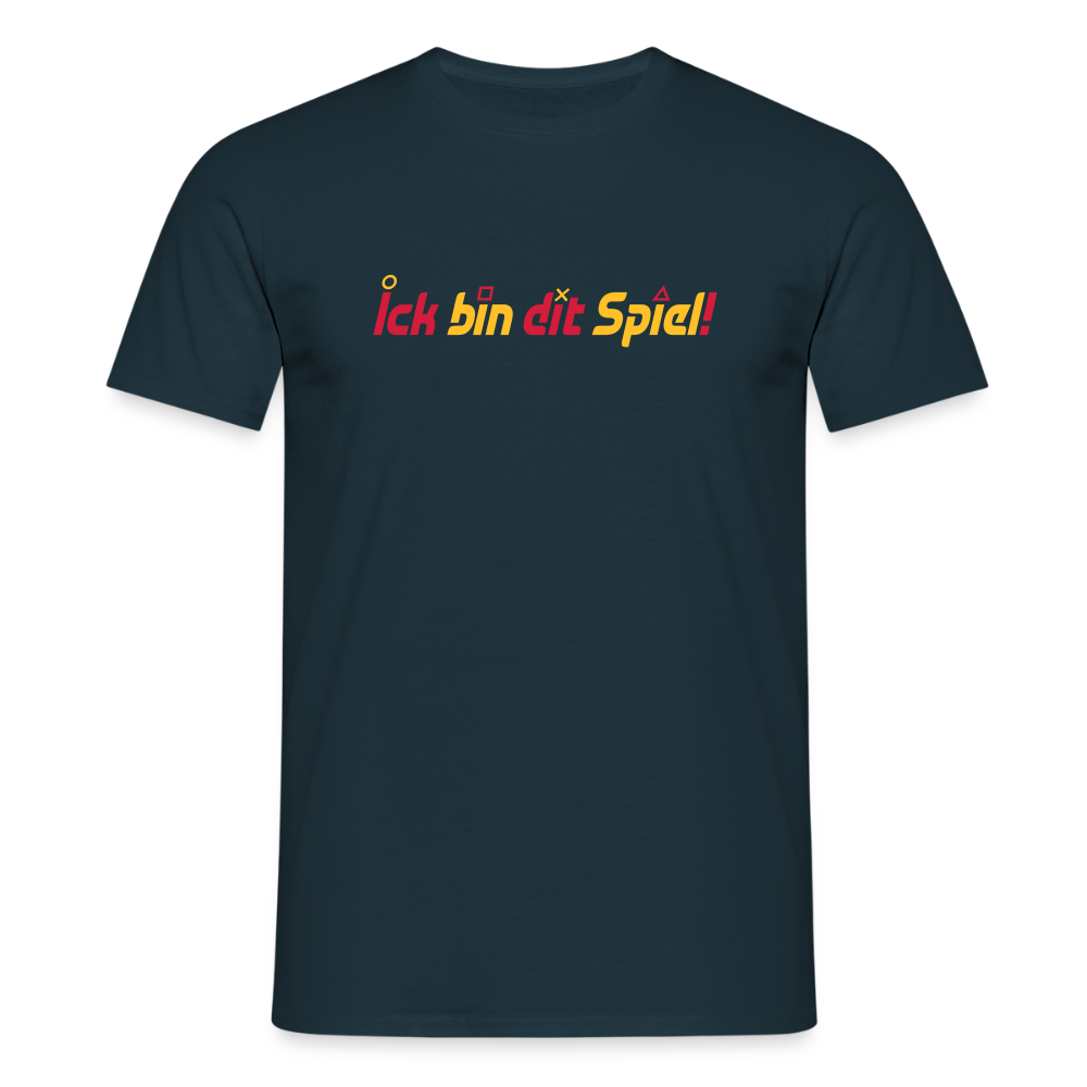 Ick bin dit Spiel! - Männer Premium T-Shirt - Navy