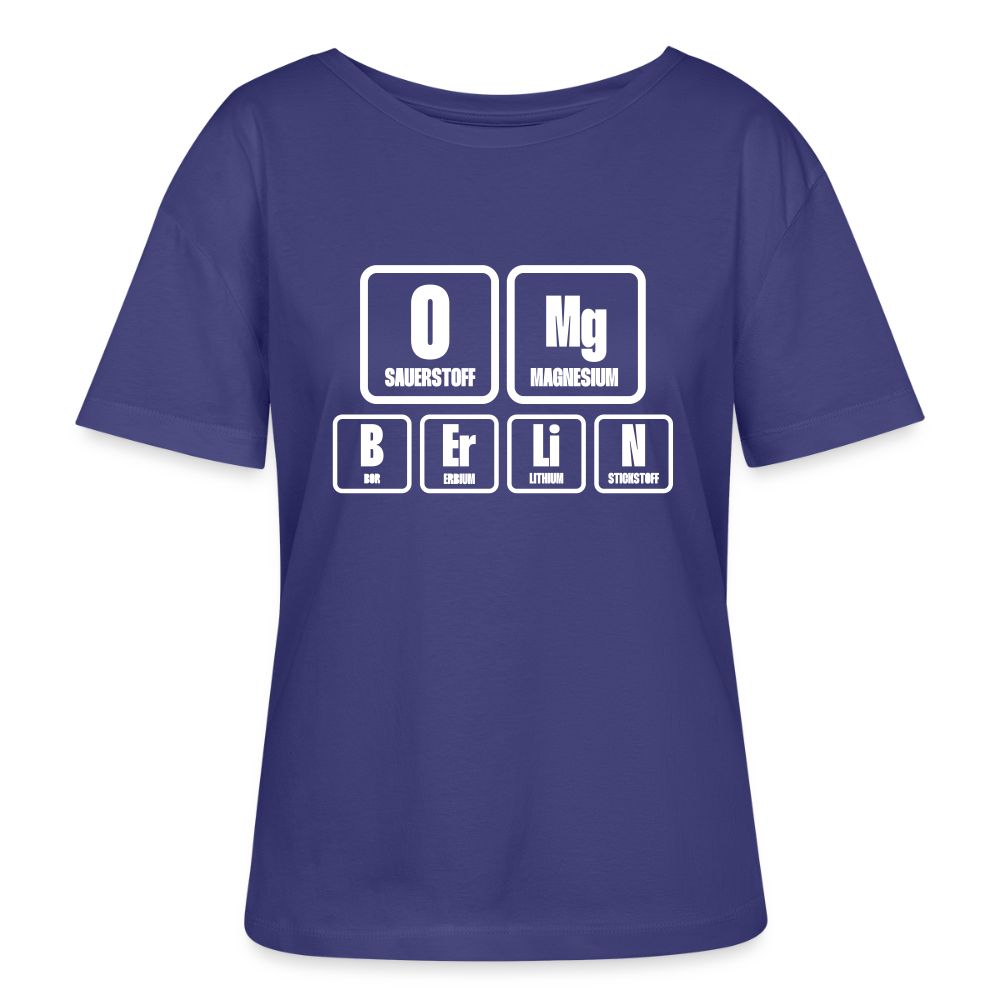 OMG Berlin - Relaxed Rundhals Frauen Bio-T-Shirt - Dämmerung