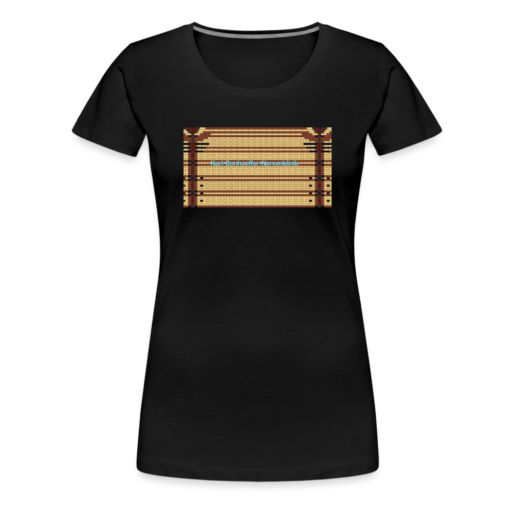Karl-Bonhoeffer-Nervenklinik - Frauen Premium T-Shirt - Schwarz