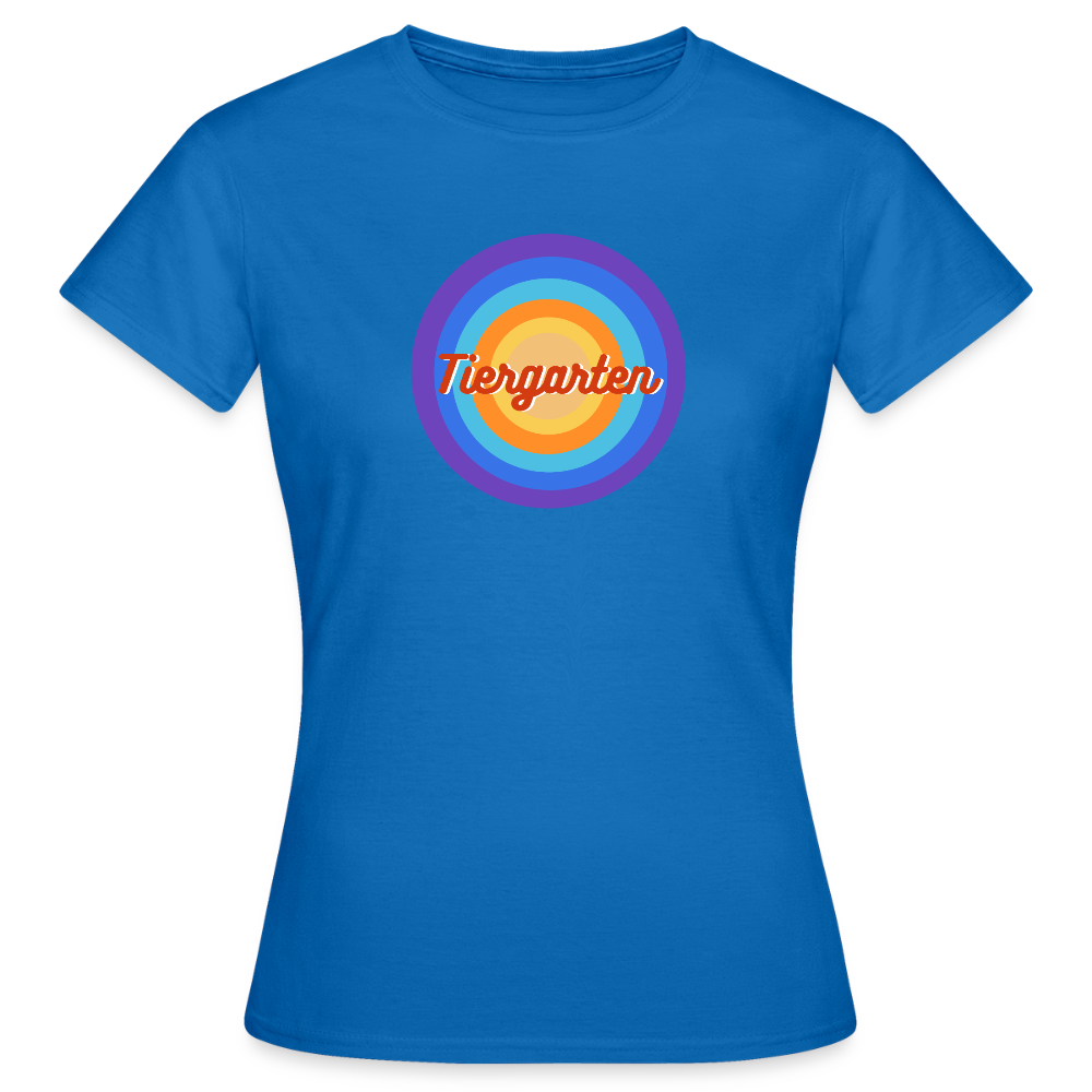Tiergarten Retro - Frauen Premium T-Shirt - Royalblau