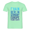 F'hain - Planet Earth - Männer Premium T-Shirt - Mintgrün