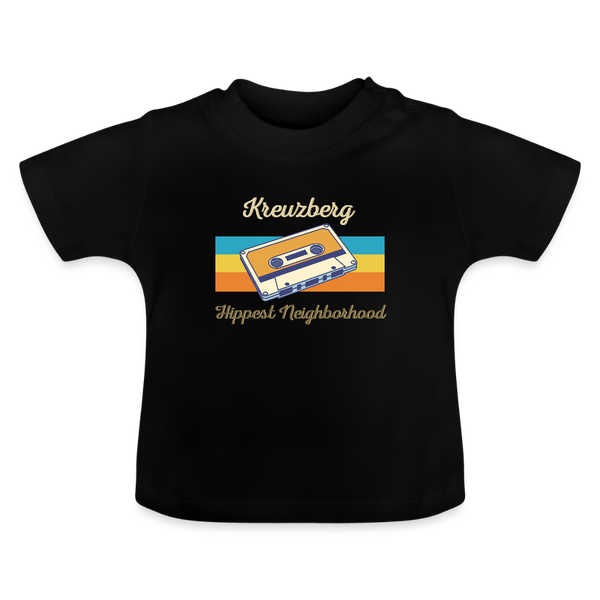 Kreuzberg Hippest Neighborhood - Baby T-Shirt - Schwarz