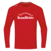 Knalltüte - Männer Sport Langamshirt - Rot