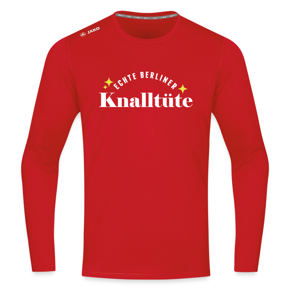 Knalltüte - Männer Sport Langamshirt - Rot