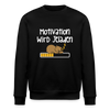 Motivation Wird Jeladen Warten - Unisex Bio Sweatshirt - Schwarz