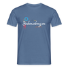 Schöneberger - Männer Premium T-Shirt - Taubenblau