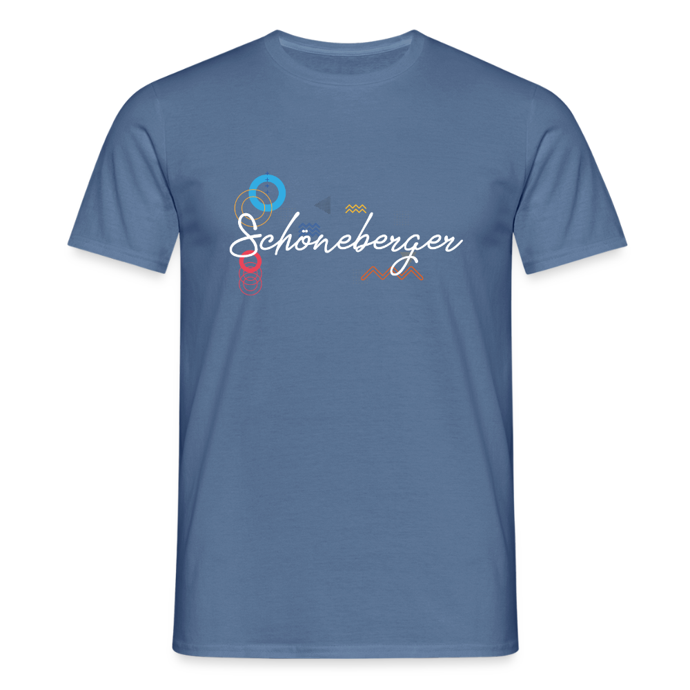 Schöneberger - Männer Premium T-Shirt - Taubenblau