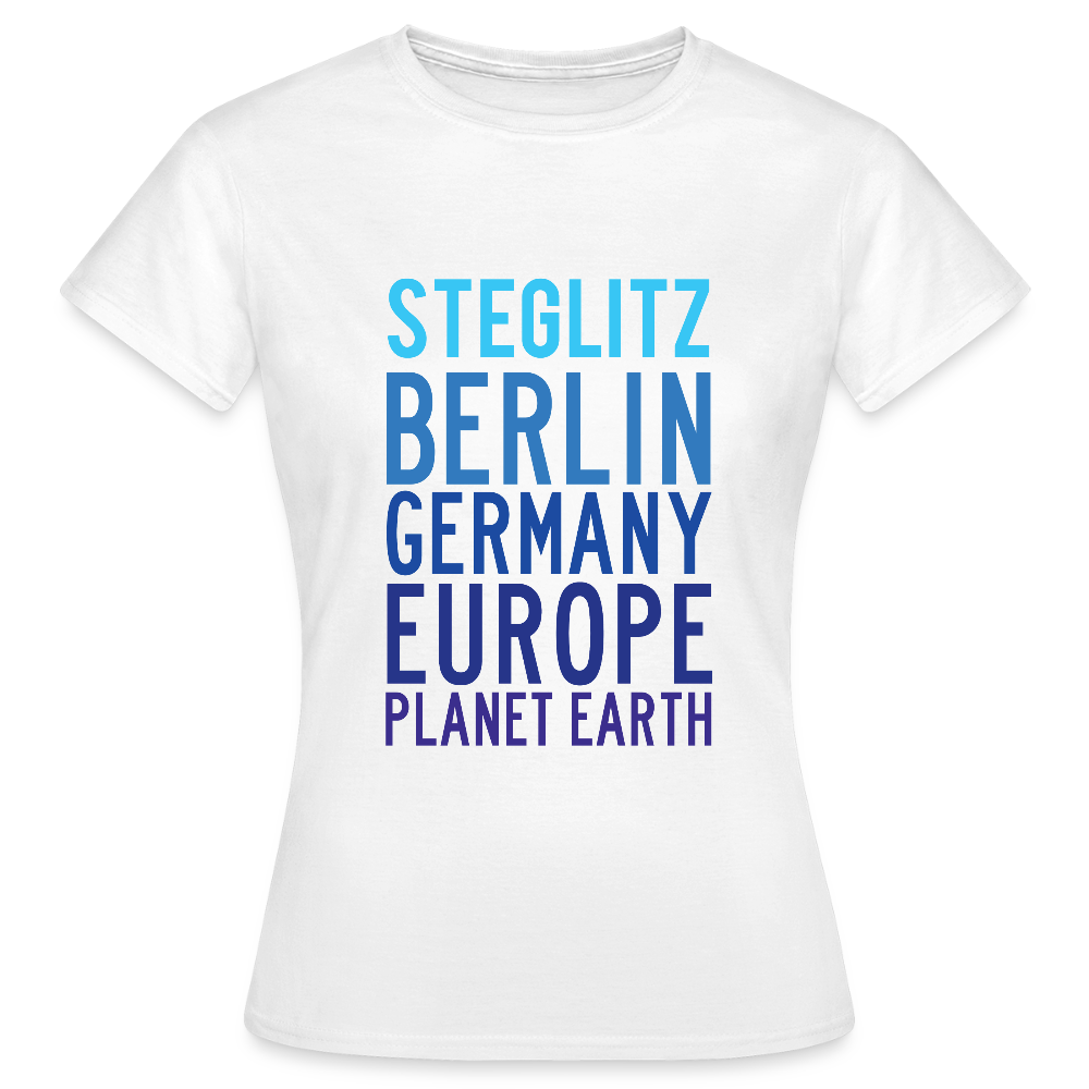 Steglitz Planet Earth - Frauen Premium T-Shirt - Weiß