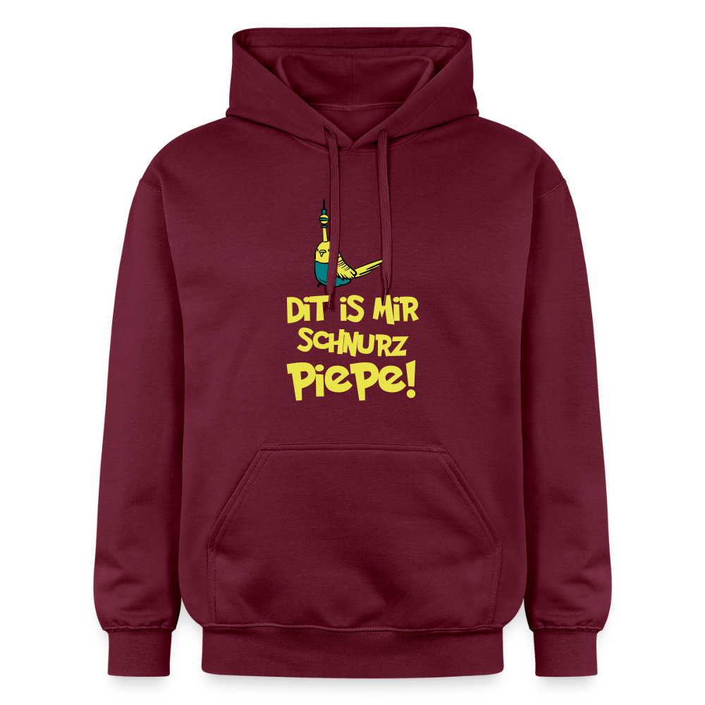 Schnurz Piepe mit Piep - Hoodie - Maroon