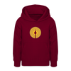 Berlin im Fokus - Teenager Hoodie - Bordeaux
