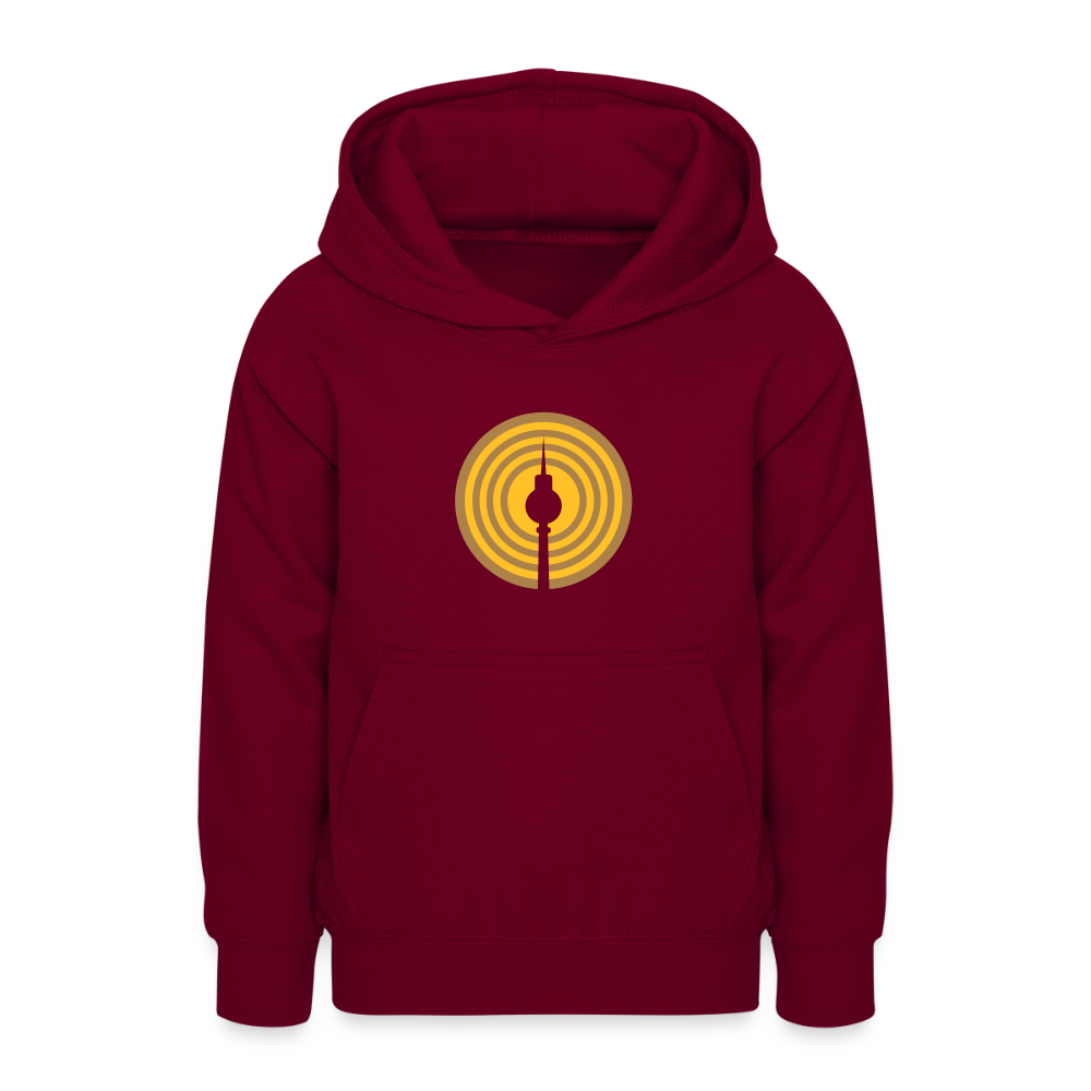 Berlin im Fokus - Teenager Hoodie - Bordeaux
