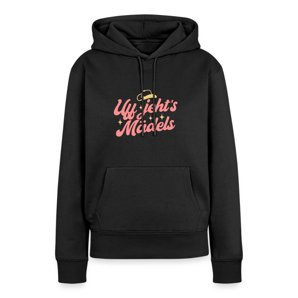 Uff jeht’s Mädels - Frauen Premium Hoodie - Schwarz
