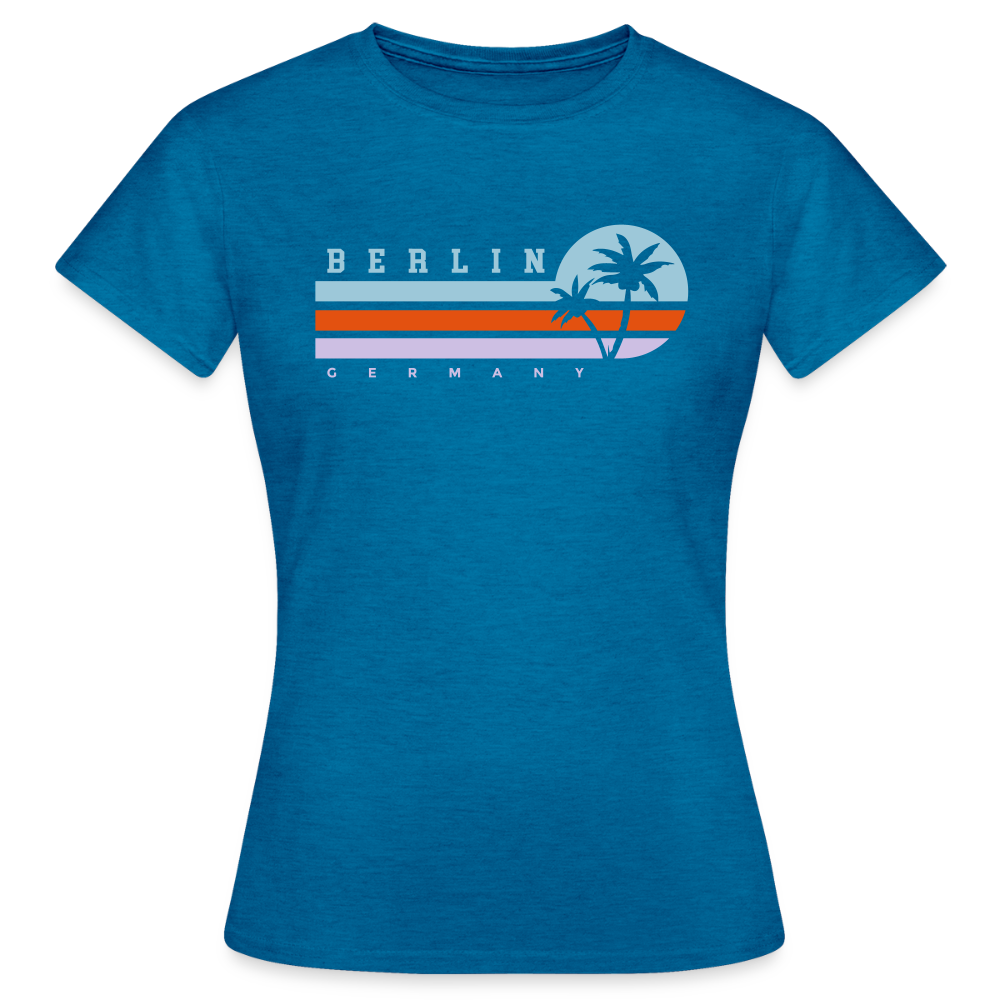 Berlin, Germany - Frauen Premium T-Shirt - Antikblaues Saphir meliert
