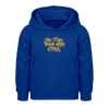 Jeh mah nich uffn Keks gelb - Kinder Hoodie - Royalblau