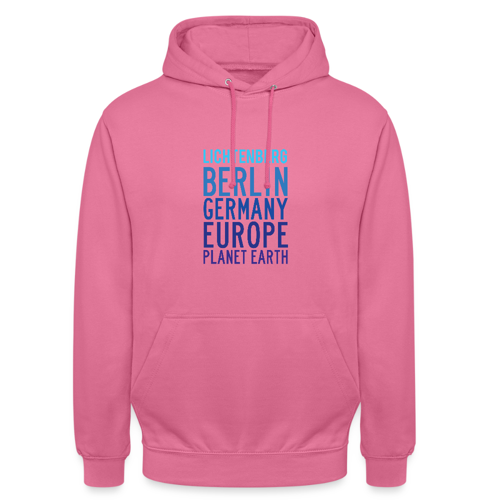 Lichtenberg Planet Earth - Unisex Hoodie - Pink