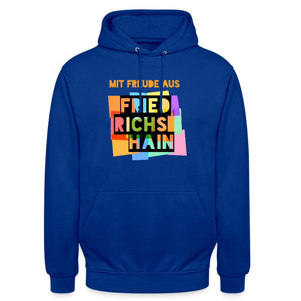 Freude aus Friedrichshain - Unisex Hoodie - Royalblau