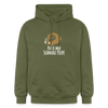 Dit is mir Schnurz Affe - Hoodie - Militärgrün